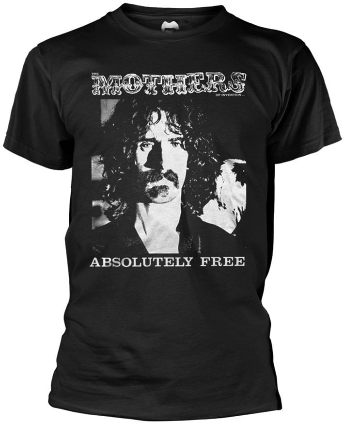Camiseta de manga corta Frank Zappa Camiseta de manga corta Absolutely Free Hombre Black S
