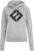 Capuchon Foo Fighters Equal Logo Girls Womens Hooded Pouch Sweat M