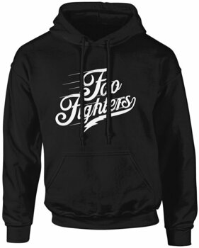 Hoodie Foo Fighters Logo Text Hooded Sweatshirt L - 1