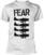 T-shirt Fear Beer Bombers White 2XL T-shirt