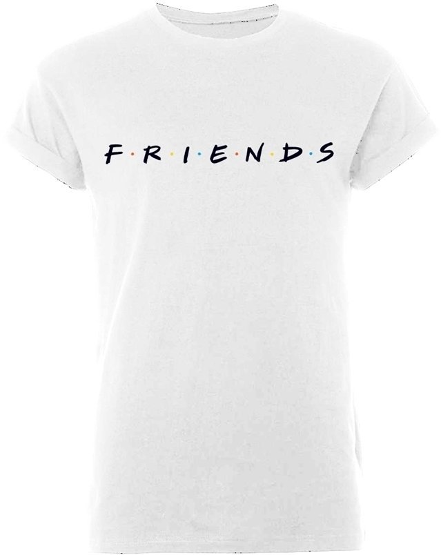 T-shirt Friends Logo White L T-shirt