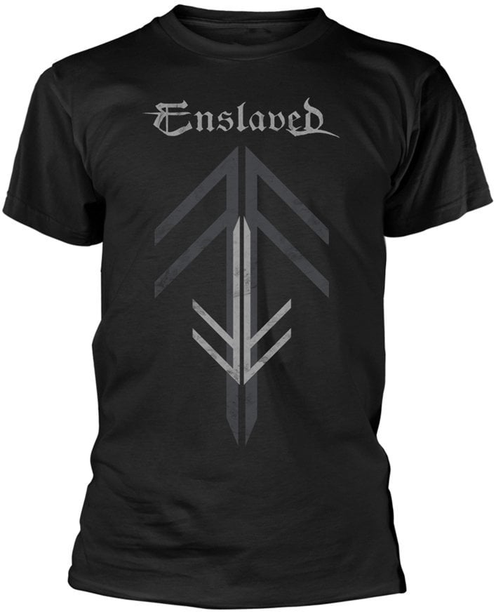 T-Shirt Enslaved T-Shirt Rune Cross Herren Black S