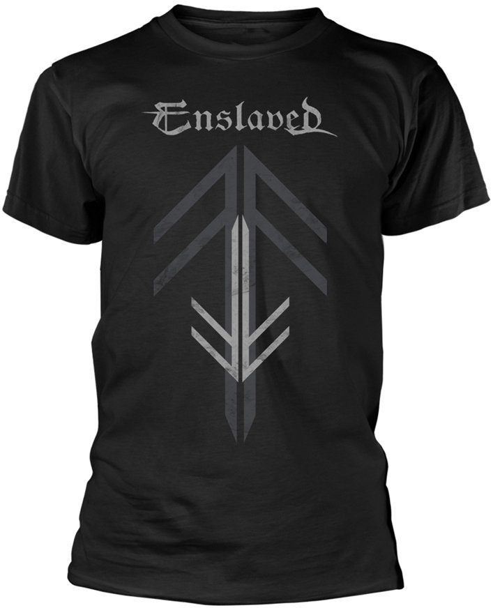 T-shirt Enslaved Rune Cross Black XL T-shirt