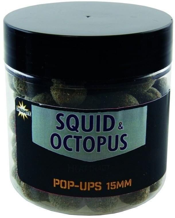 Pop-up -syötti Dynamite Baits Hi-Attract Foodbait 15 mm Octopus-Squid Pop-up -syötti