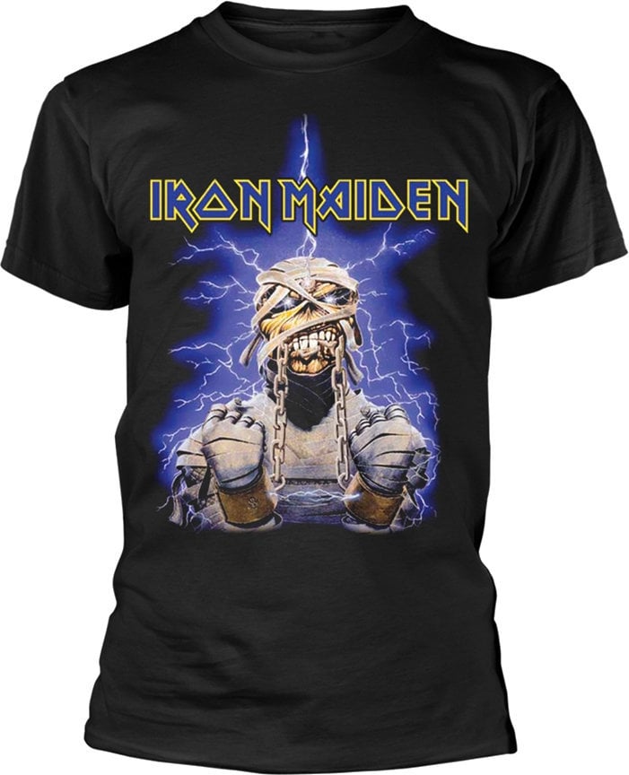 T-shirt Iron Maiden T-shirt Powerslave Mummy Black S