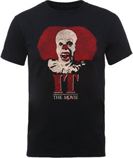 T-shirt IT T-shirt Pennywise Clown Logo Homme Noir 2XL