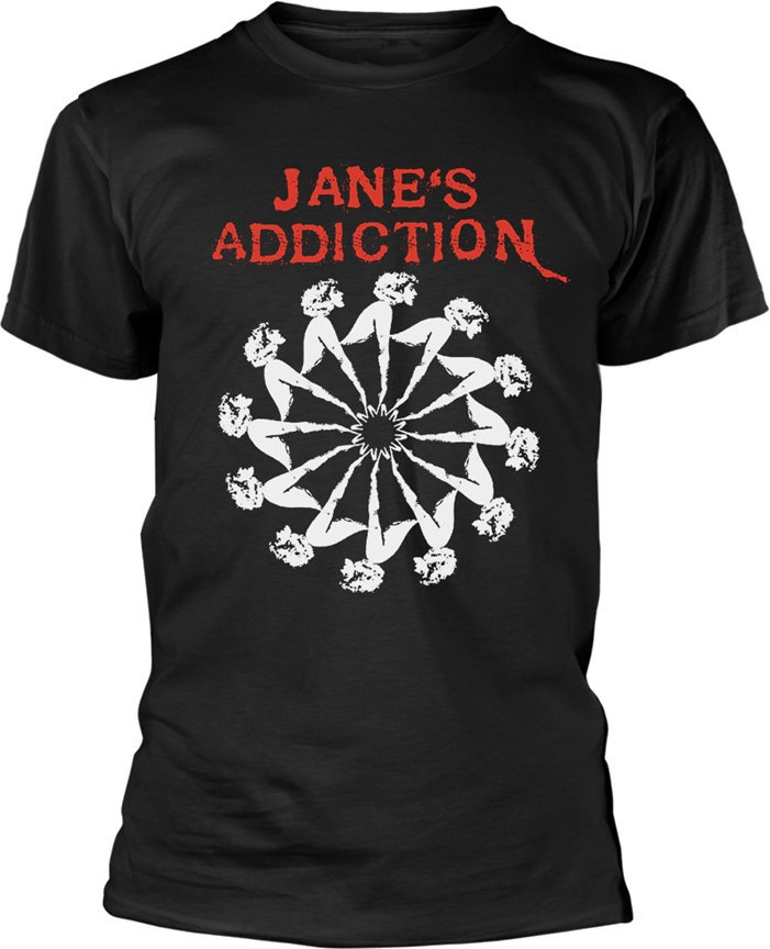 Shirt Jane's Addiction Shirt Lady Wheel Black XL