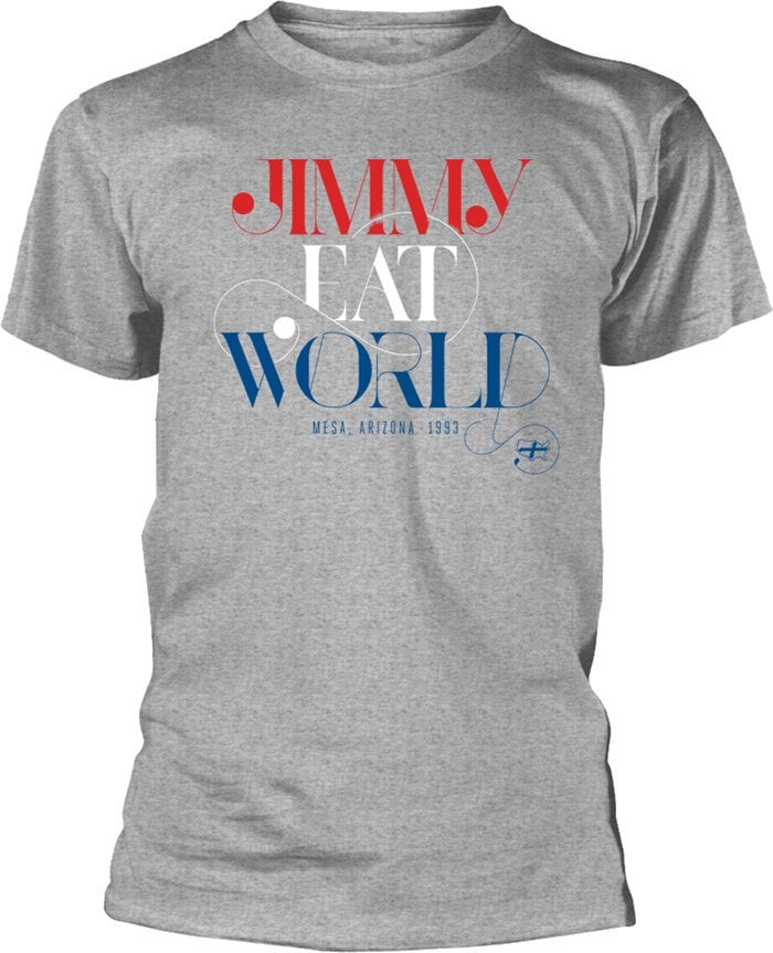 Skjorta Jimmy Eat World Skjorta Swoop Herr Grey M