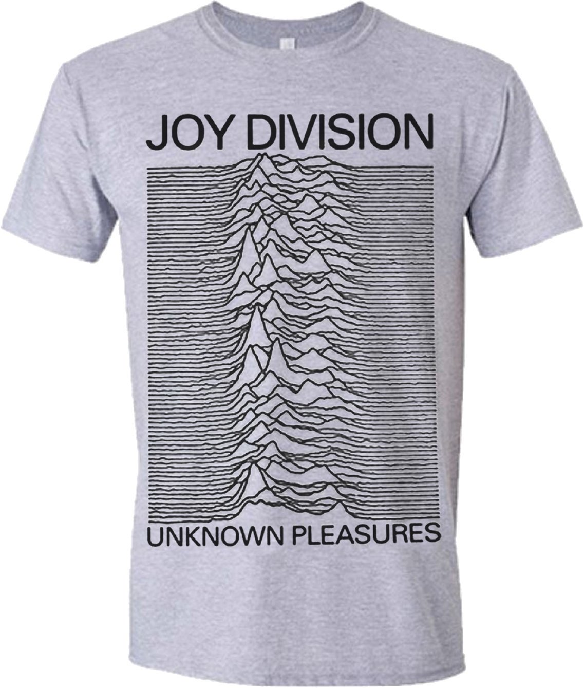 Tričko Joy Division Tričko Unknown Pleasures Pánské Grey M