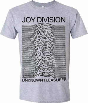 Tričko Joy Division Tričko Unknown Pleasures Muži Grey M - 1