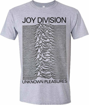 Tričko Joy Division Tričko Unknown Pleasures Grey L - 1