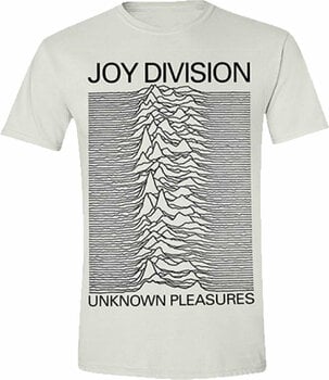 Tričko Joy Division Tričko Unknown Pleasures Pánské White M - 1