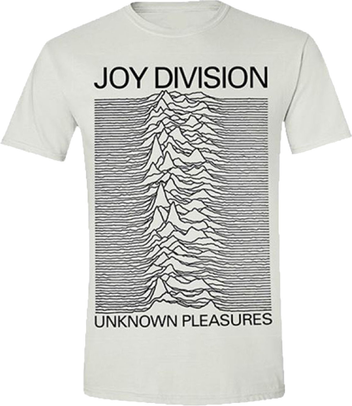 T-Shirt Joy Division T-Shirt Unknown Pleasures White 2XL