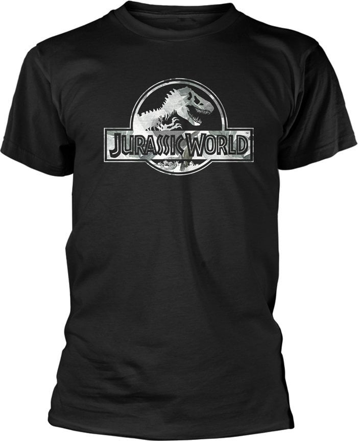 Camiseta de manga corta Jurassic World Camiseta de manga corta Logo Black S