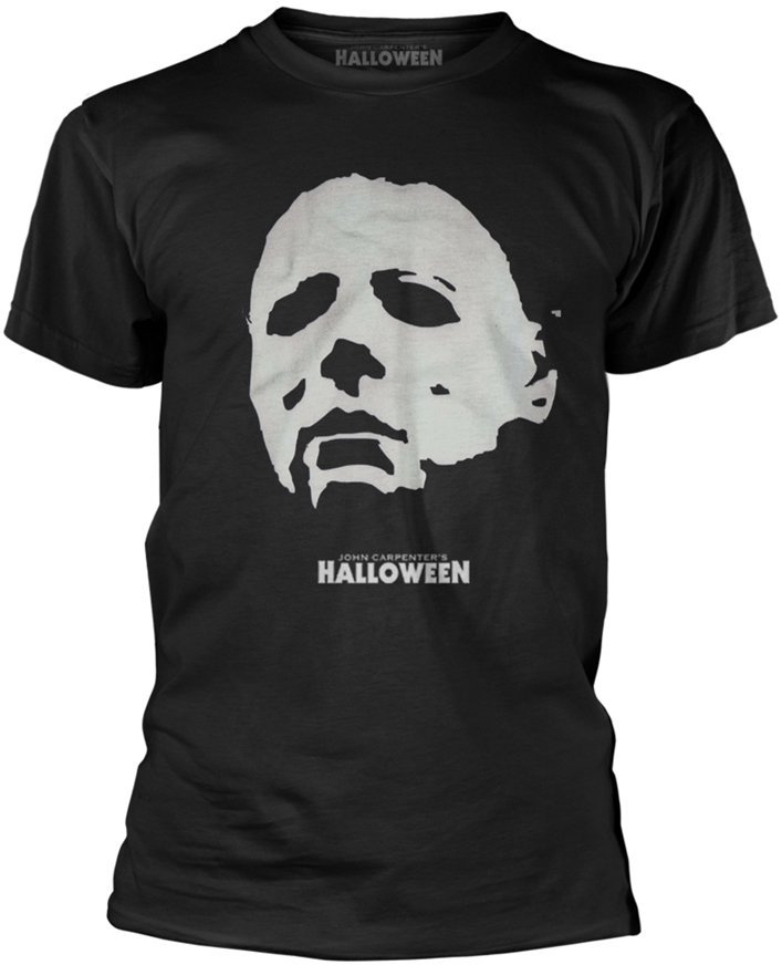 Camiseta de manga corta Halloween Camiseta de manga corta Michael Face Black L