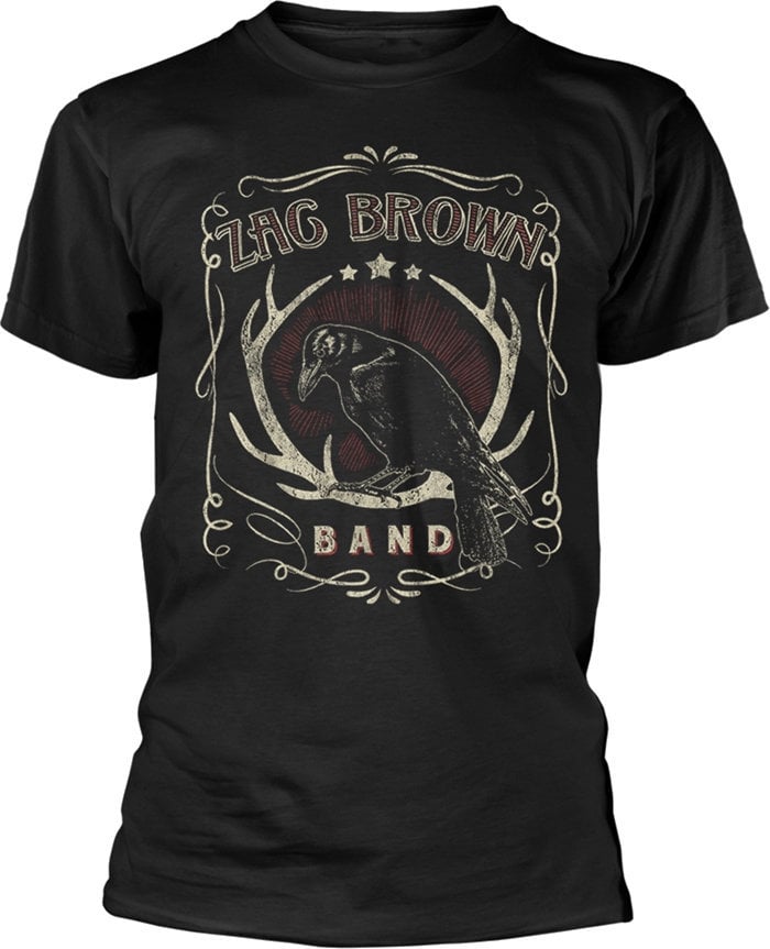 T-Shirt Zac Brown T-Shirt Black Crow Herren Black M