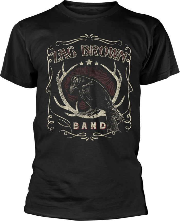 T-Shirt Zac Brown Black Crow Black XL T-Shirt