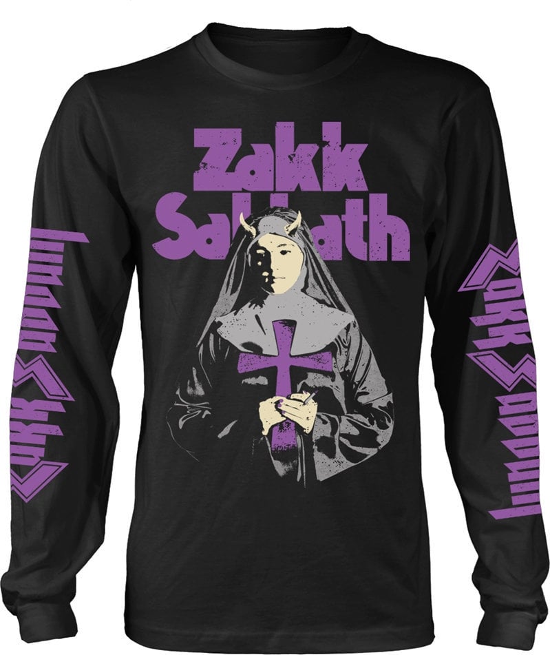 T-Shirt Zakk Wylde T-Shirt Zakk Sabbath Nun Black S