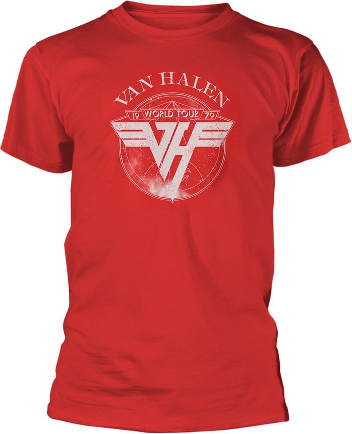 Maglietta Van Halen Maglietta 1979 Tour Red M