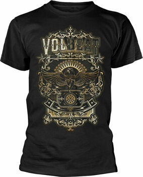 T-Shirt Volbeat T-Shirt Old Letters Herren Schwarz S - 1
