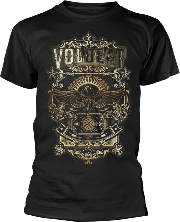 T-Shirt Volbeat T-Shirt Old Letters Black XL