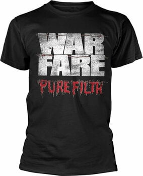 Camiseta de manga corta Warfare Camiseta de manga corta Pure Filth Hombre Black S - 1