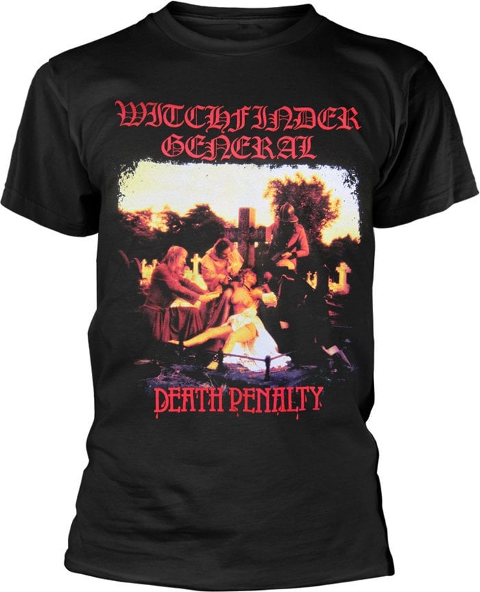 T-Shirt Witchfinder General T-Shirt Death Penalty Male Black L