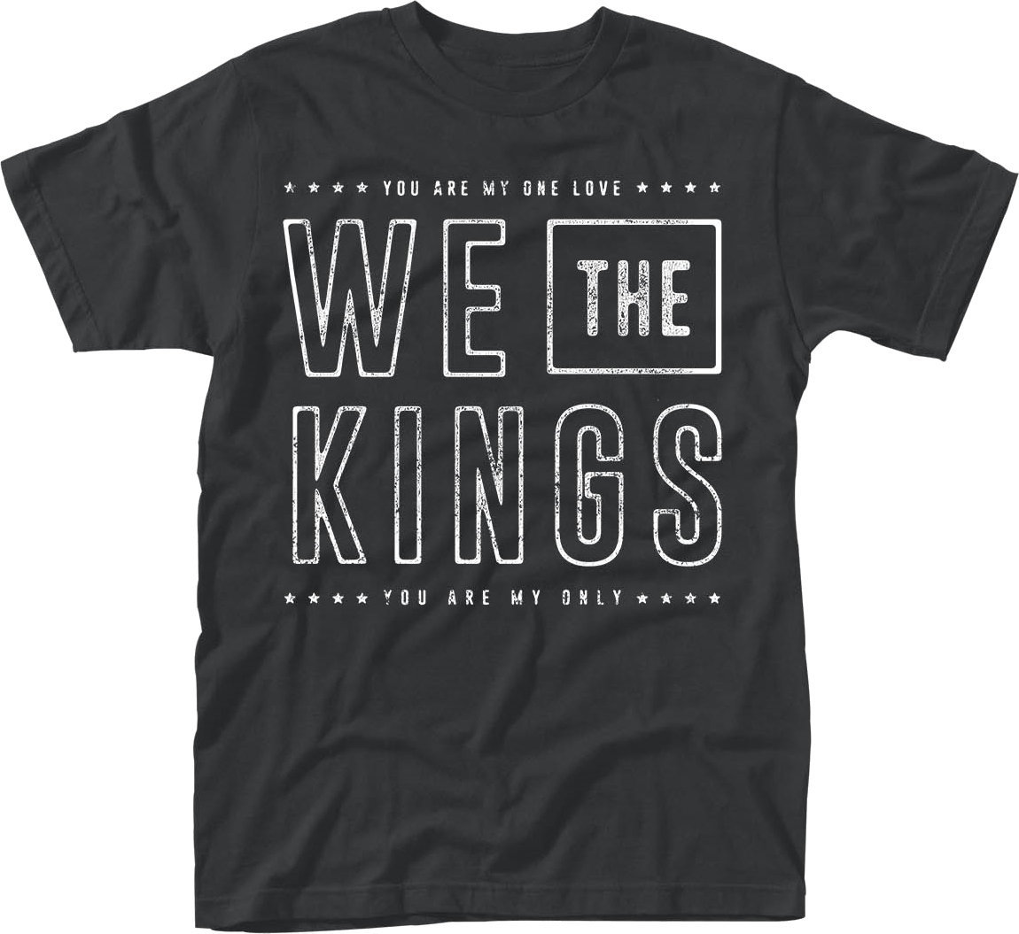 Shirt We The Kings Shirt You Are My Only Zwart L