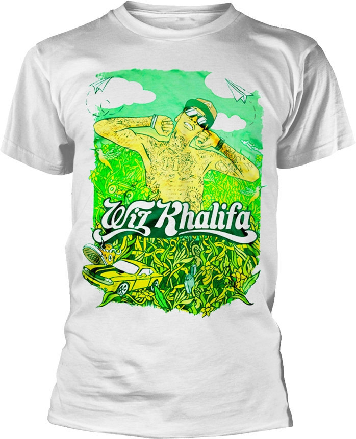 T-shirt Wiz Khalifa Waken Baken White M T-shirt
