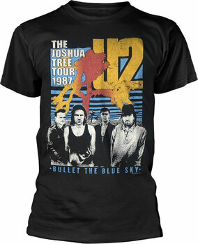 T-Shirt U2 T-Shirt Bullet The Blue Sky Black L - 1