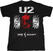 T-Shirt U2 T-Shirt Songs of Innocence Red Shade Unisex Black 2XL