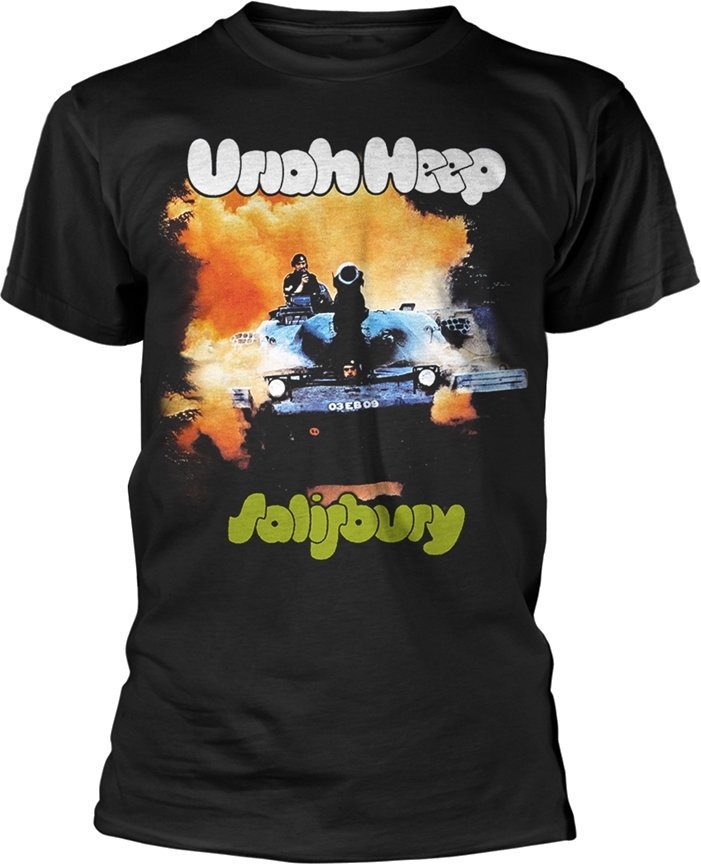 Camiseta de manga corta Uriah Heep Camiseta de manga corta Salisbury Hombre Black M