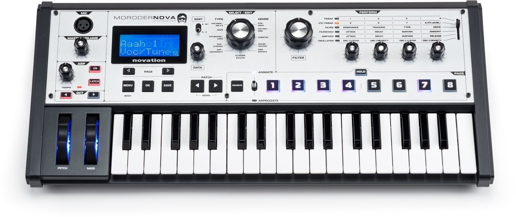 Synthesizer Novation MoroderNova