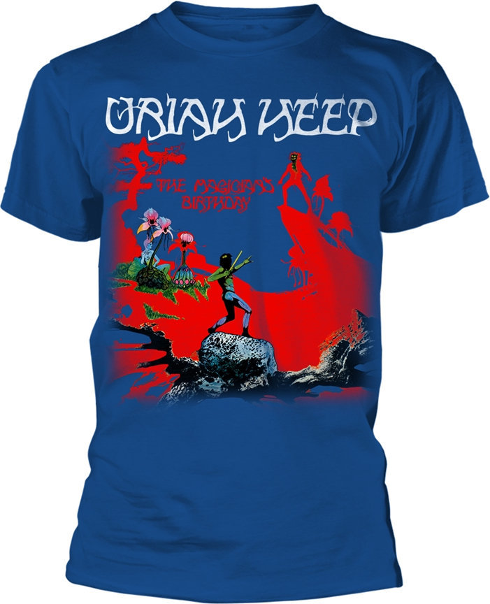 T-Shirt Uriah Heep T-Shirt The Magicians Birthday Male Blue M