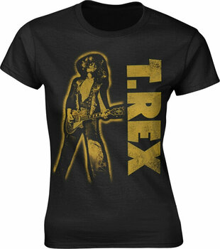 Skjorte T. Rex Skjorte Guitar Black S - 1