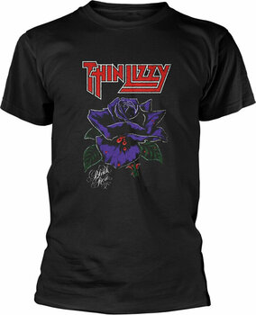 T-Shirt Thin Lizzy T-Shirt Black Rose Black M - 1