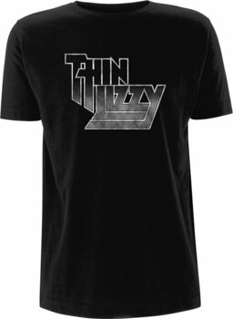 Skjorte Thin Lizzy Skjorte Logo Gradient Mand Sort M - 1