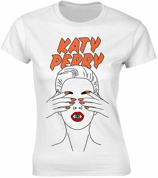 Skjorte Katy Perry Skjorte Illustrated Eye White XL - 1