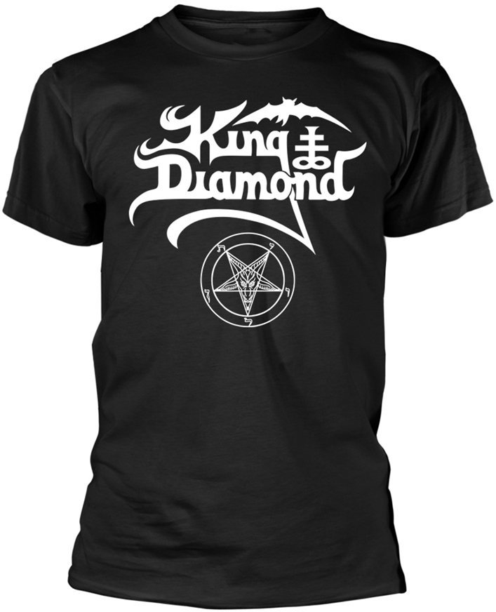 T-shirt King Diamond Logo Black L T-shirt