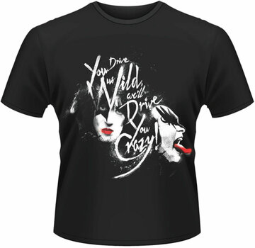 Skjorte Kiss Skjorte Crazy Sort XL - 1