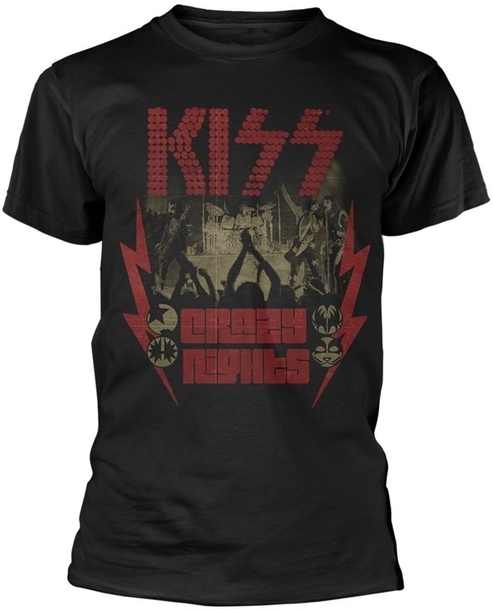 T-shirt Kiss Crazy Nights Retro T-Shirt M