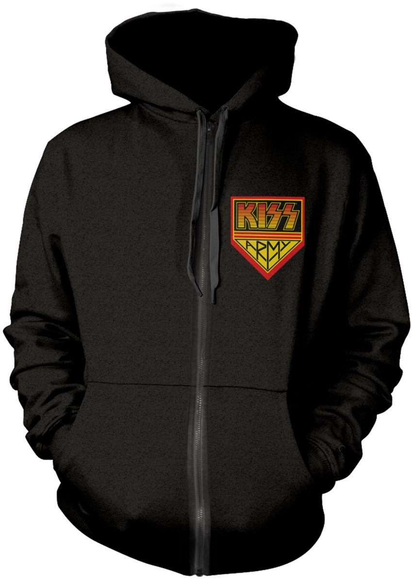Pulóver Kiss Army Hooded Sweatshirt Zip XXL