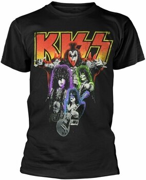 Tričko Kiss Neon Band T-Shirt XXL - 1