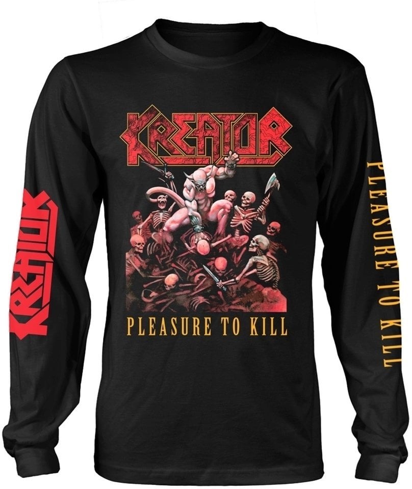 Shirt Kreator Shirt Pleasure To Kill Heren Black M