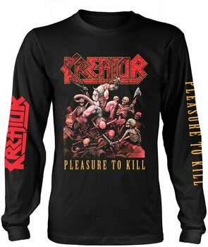 T-Shirt Kreator T-Shirt Pleasure To Kill Herren Black L - 1