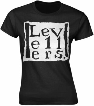 T-Shirt Levellers Logo Black Womens T-Shirt XL - 1