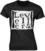 Tričko Levellers Logo Black Womens T-Shirt XL