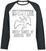 Tricou Led Zeppelin USA 77 Black/White L Tricou