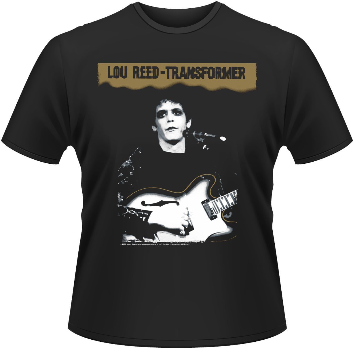 Skjorta Lou Reed Skjorta Transformer Herr Black S