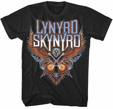 T-shirt Lynyrd Skynyrd Crossed Guitars Black L T-shirt - 1